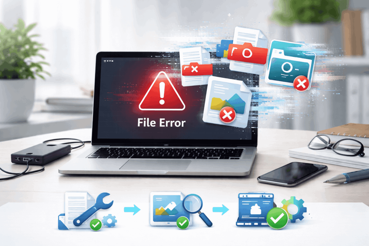 Repair corrupted files including documents, images, videos and unreadable data
